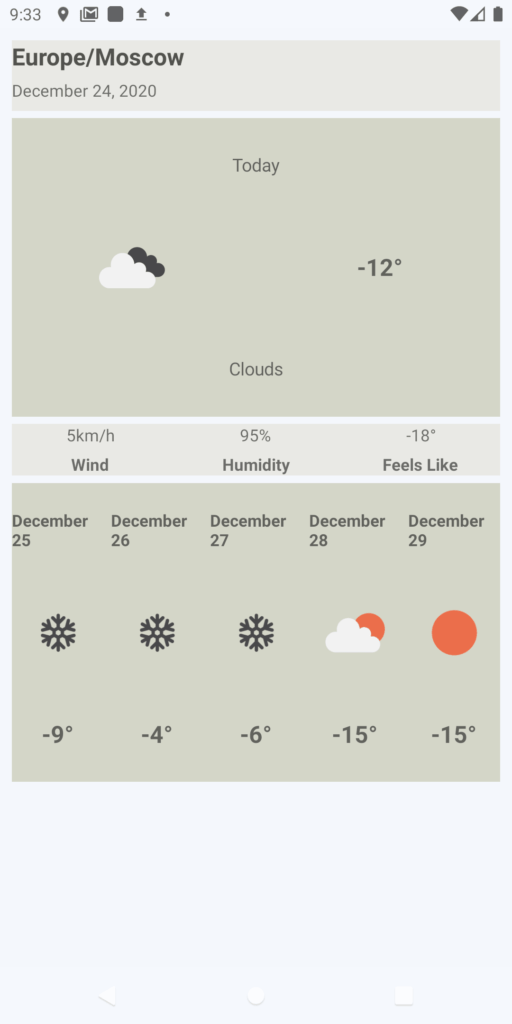 Xamarin.Forms Weather App