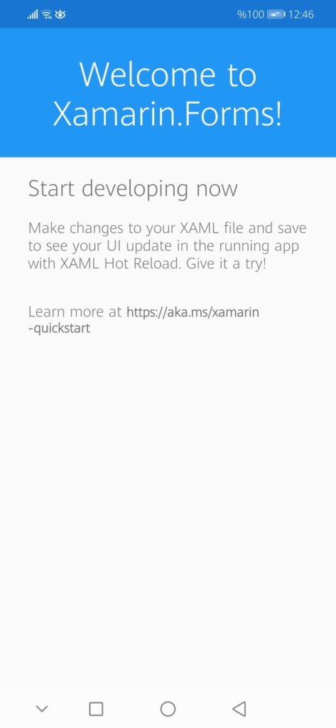 Xamarin.Forms main theme