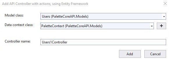 API Controller  with actions using Entity Framework