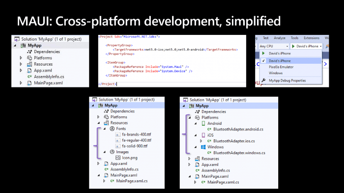 MAUI, Multiplatform app development