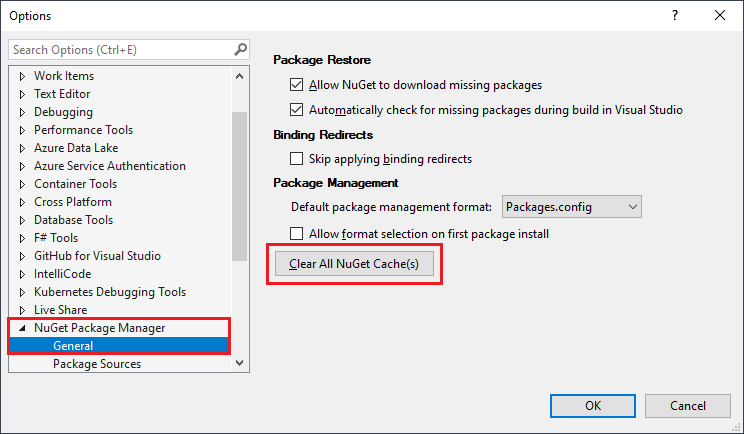 Clear All NuGet Cache