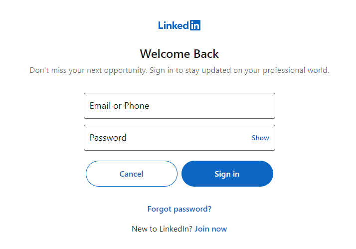 Sign in with Linkedin in Syncfusion