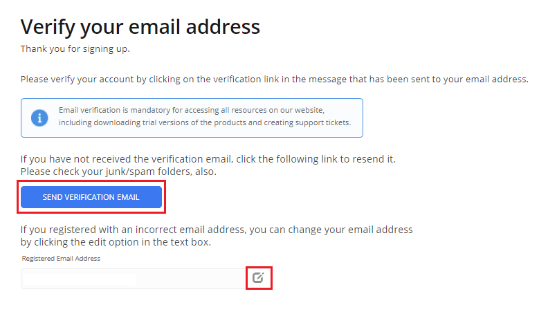 Verify Your Email Address