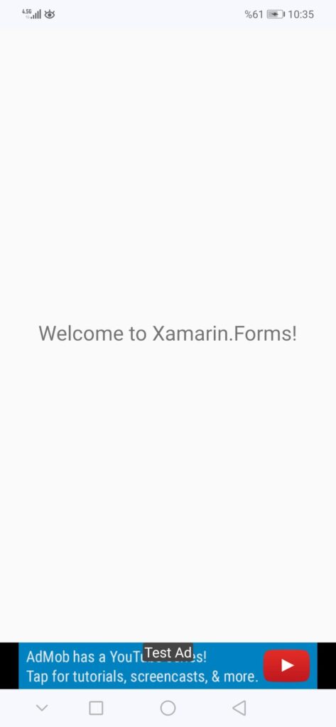 Xamarin.Forms AdMob Banner Ad