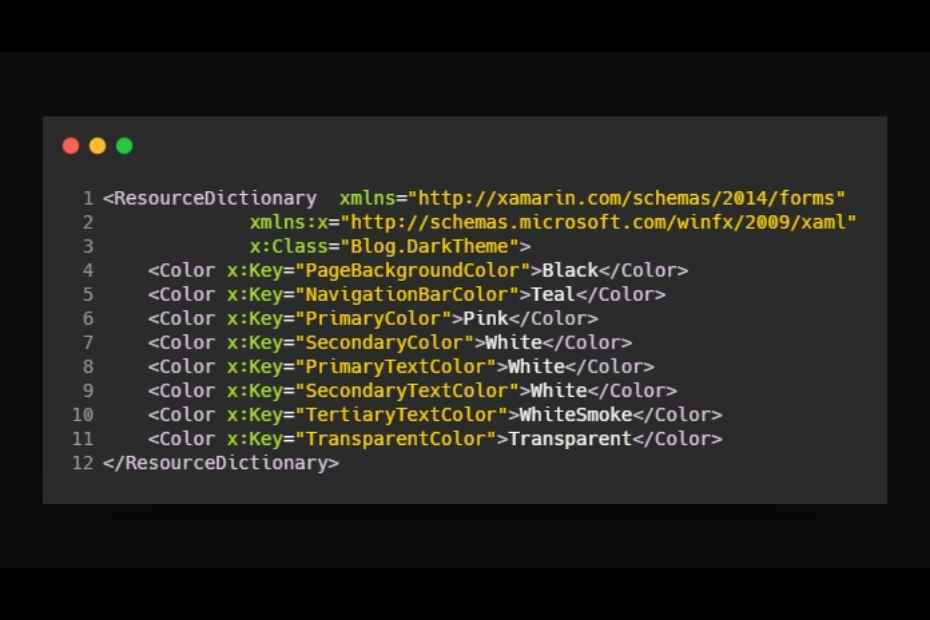 Xamarin.Forms View Specific Resource Dictionaries