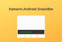 Xamarin.Android SnackBar